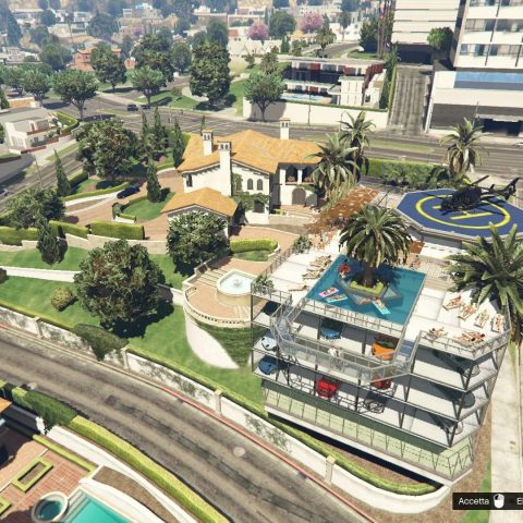 Michael's Garage 2 + Party Terrace [Map Editor / SPG] 1.1 – GTA 5 mod