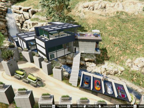Millionaire Waterfall Mansion (Garage / Waterfall chill area) 1.2