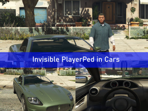 Invisible PlayerPed in Cars (Hide player in vehicles) v0.1