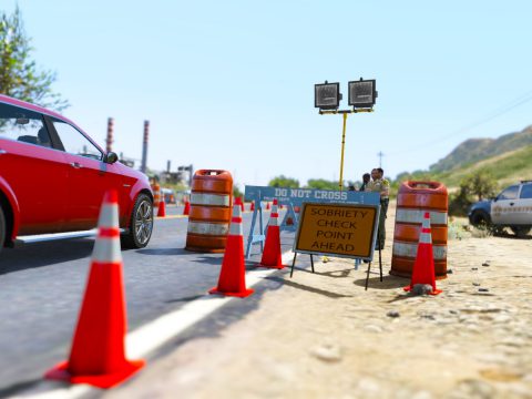 LSPD Highway Checkpoint (with Animation) for LSPDFR 0.1