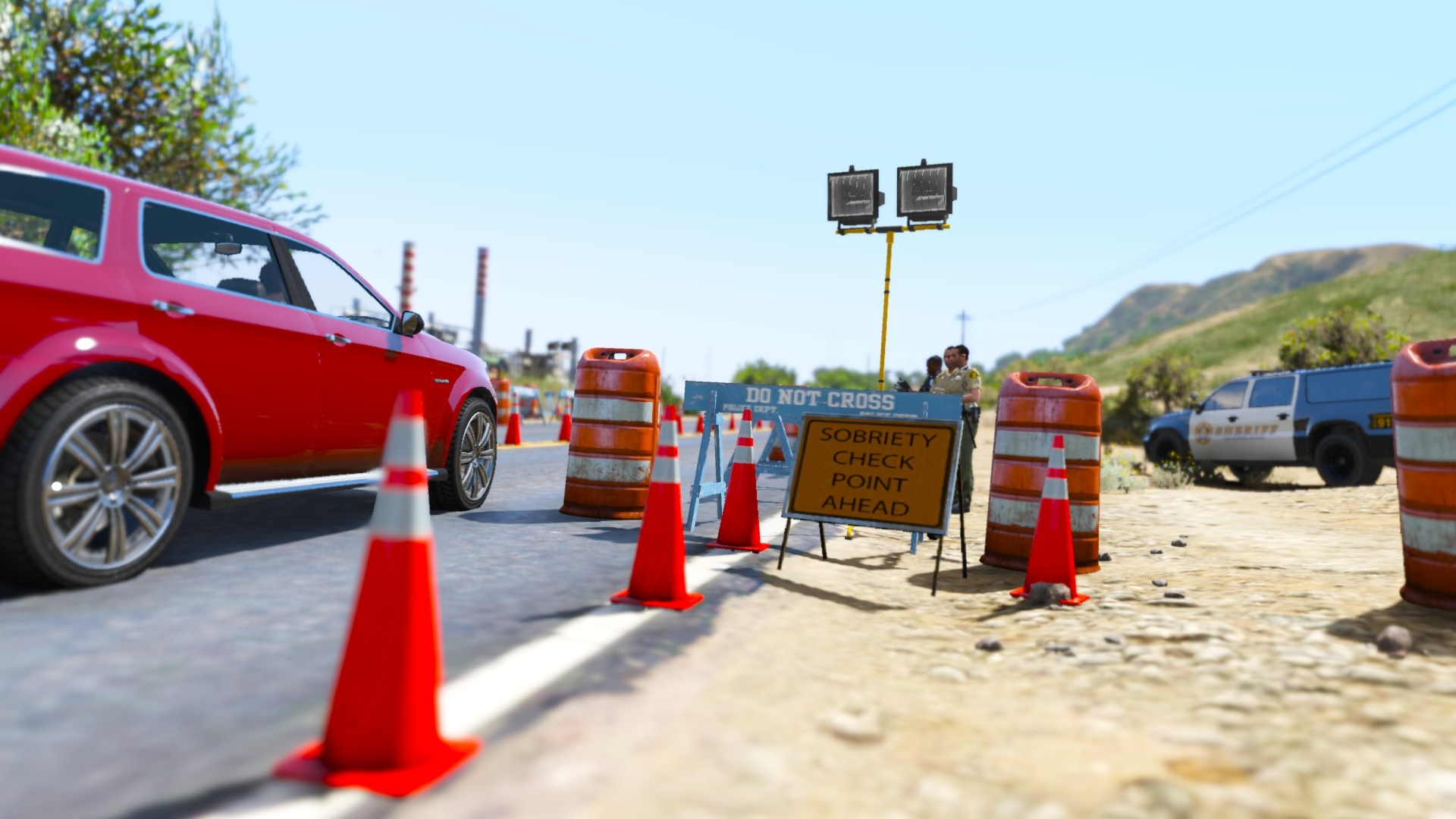 LSPD Highway Checkpoint (with Animation) for LSPDFR 0.1