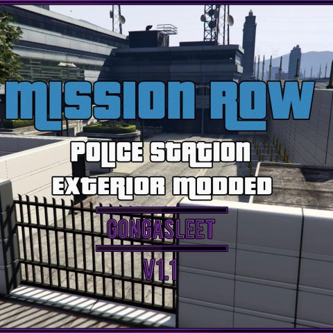 Police Station - Mission Row Exterior Modded [FiveM | SP Menyoo] [YMAP ...