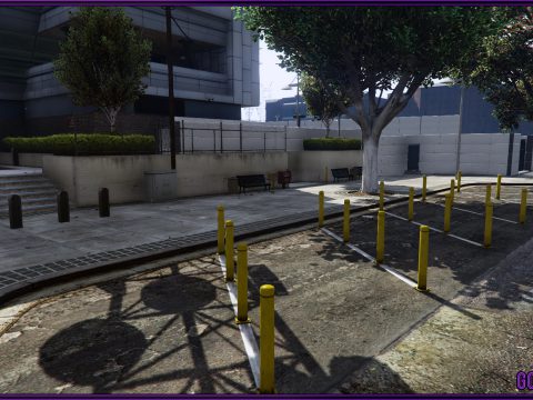 Police Station - Mission Row Exterior Modded [FiveM | SP Menyoo] [YMAP | XML] v1.1