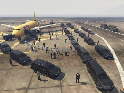 President Arrives At Los Santos International Airport [Map Editor] 1.0