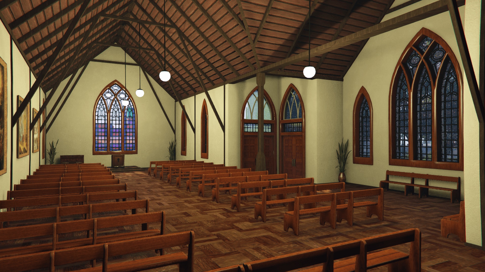 MLO - Catholic Church Interior [SP / FiveM / RageMP]  – GTA 5 mod