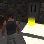 Closed doors in Franklin's home