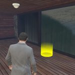 Closed doors in Franklin's home