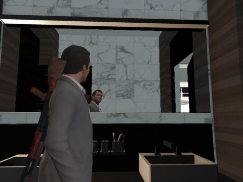 Malibu Mansion Mirrors Working initial