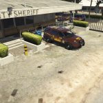 Sandy Shores Sheriff Parking - Mapping Exterior [YMAP] 1.0