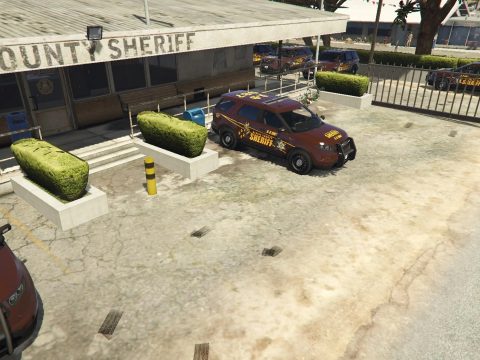 Sandy Shores Sheriff Parking - Mapping Exterior [YMAP] 1.0