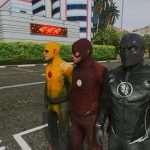 CW Flash and Reverse Flash + Zoom (Ported head) 2.0