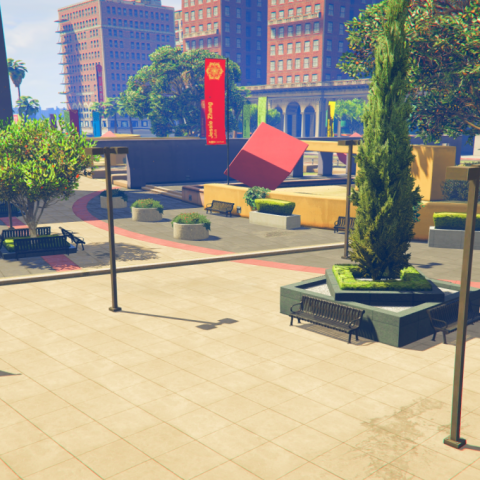 [LeuchtSquare] Custom Mapped Legion Square [FiveM/SP] v1.0 – GTA 5 mod