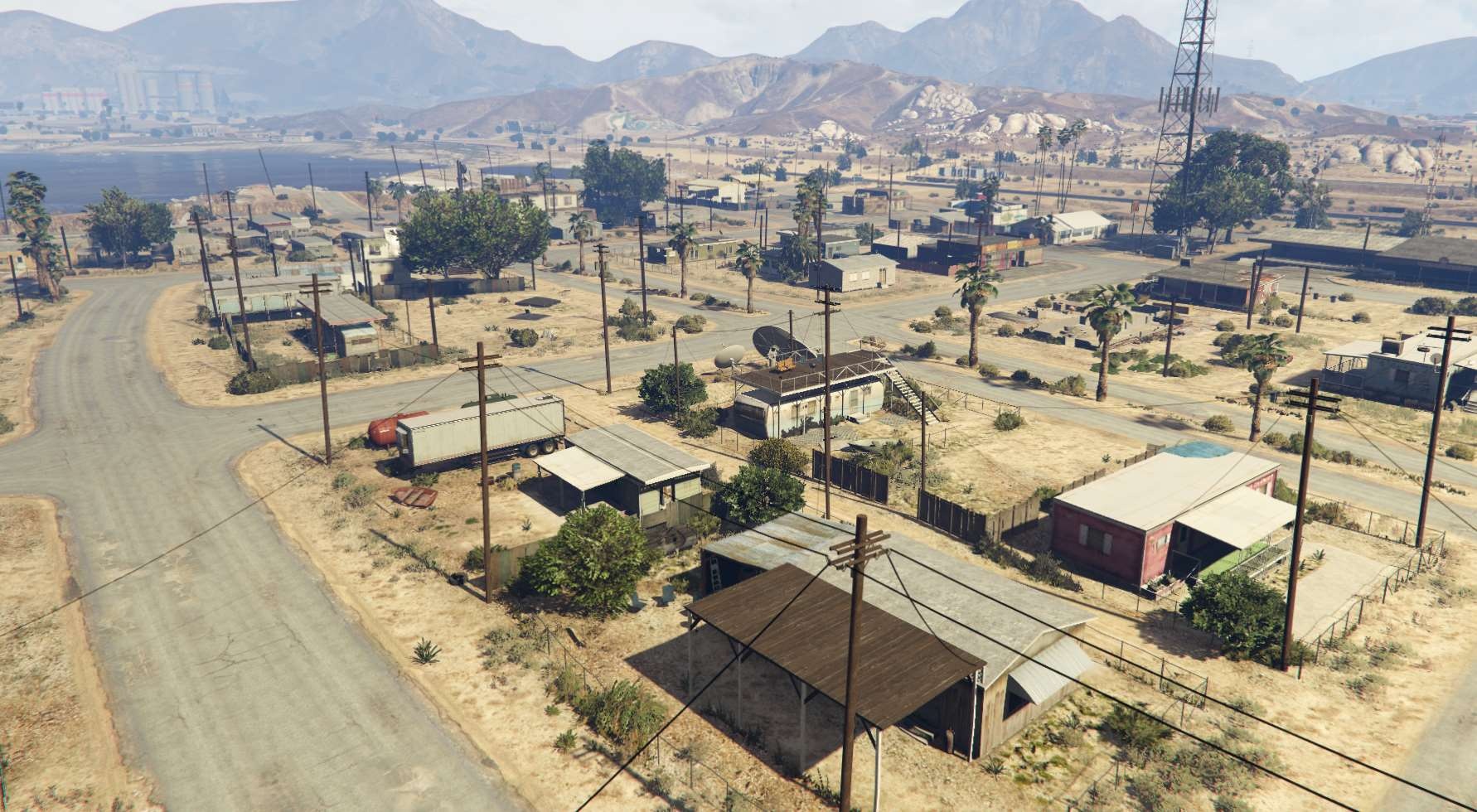 Delete american flags on Blaine County 1 – GTA 5 mod