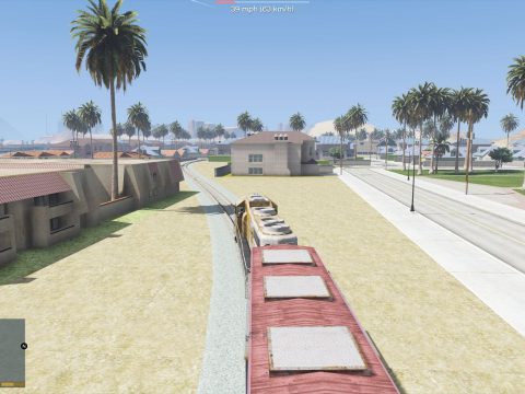 Freight Train Tracks for Las Venturas & San Fierro DLC 1.0