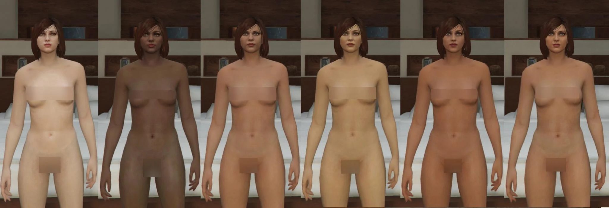 Nude Freemode Female Add On V2 02 GTA 5 Mod