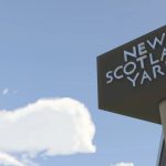 London Metropolitan Police - New Scotland Yard Sign