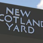 London Metropolitan Police - New Scotland Yard Sign