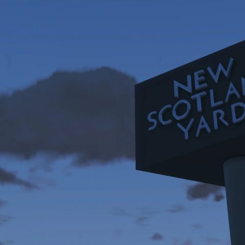 London Metropolitan Police - New Scotland Yard Sign – GTA 5 mod