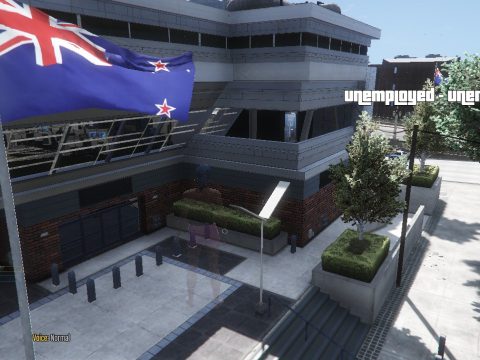 New Zealand flags at missionrow police department 1.0