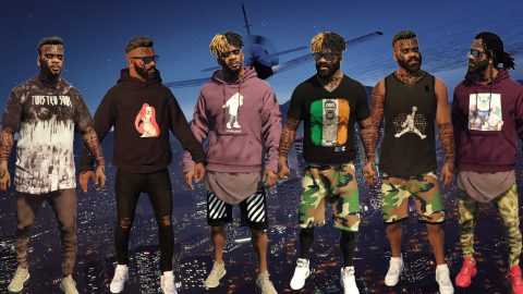 Pack of Clothes for Franklin – GTA 5 mod