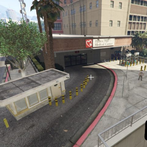 Pillbox Hospital - New Exterior (YMAP) V1.0 – GTA 5 mod