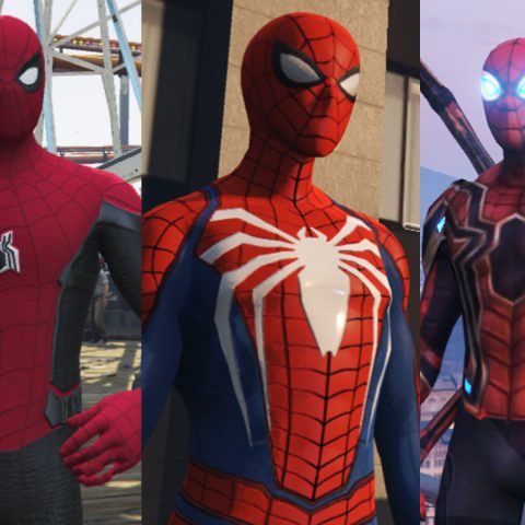 Spider-Man Pack (Far From Home, Infinity War, PS4 Advanced suit & Stark ...