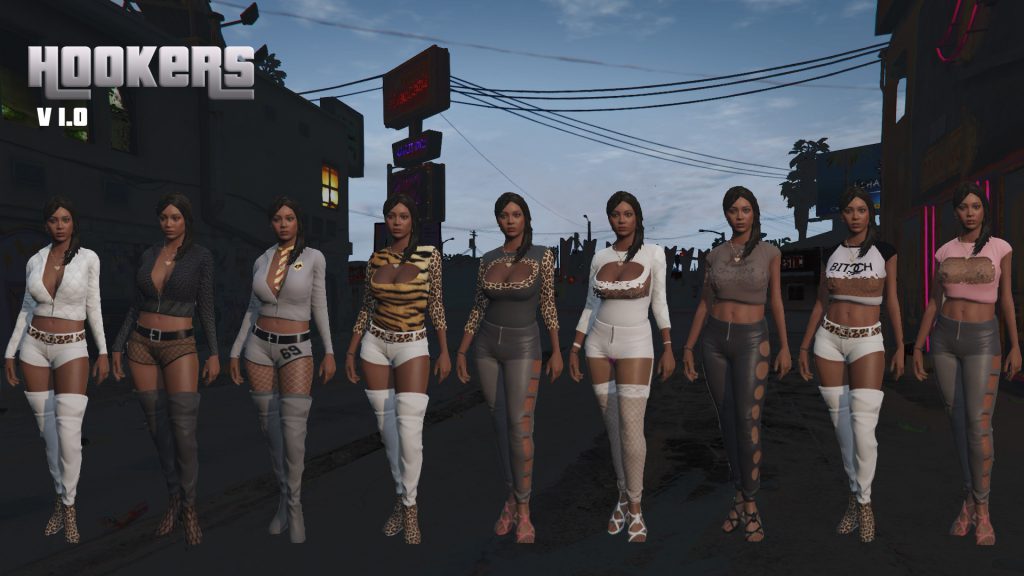 New Hookers – Gta 5 Mod