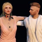 Aviator glasses on the head for MP Male and MP Female 1.0