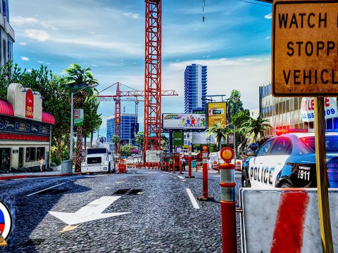Eclipse Blvd Construction Site [Menyoo] 1.0