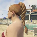Hairstyle for MP Female - braid on the back 1.0