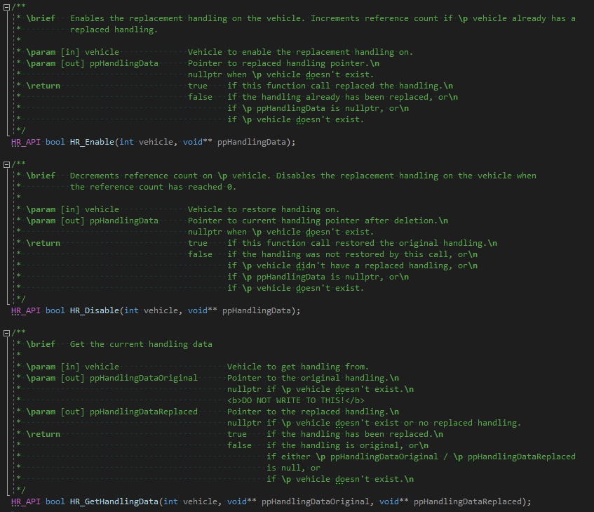 Handling Replacement (Library) 1.0.0