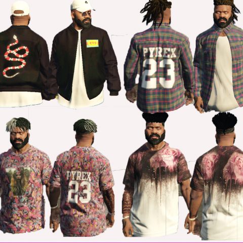 Large clothes pack for Franklin 1.0 – GTA 5 mod