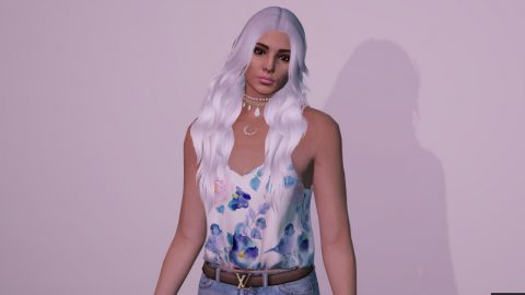 Long wavy hairstyle for MP Female 1.0 – GTA 5 mod