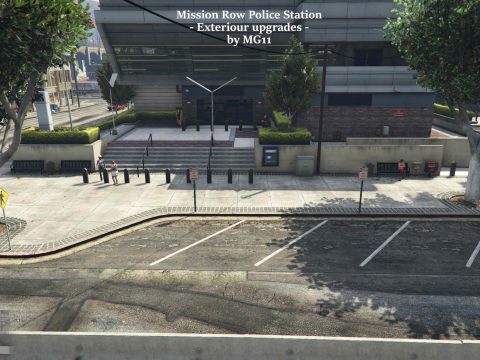 Mission Row PD Exteriour upgrade for Roleplay | YMAP - FiveM ready 1.0