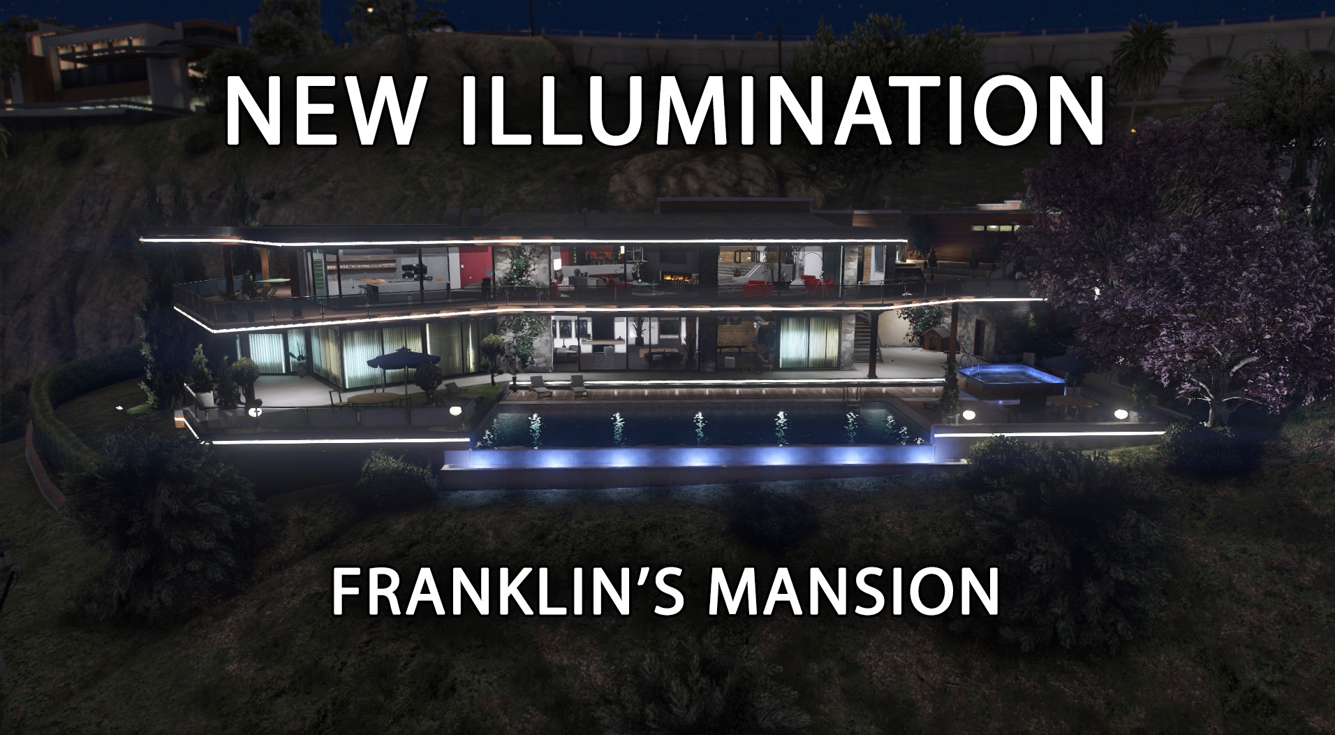 New Illumination and Garden for Franklin Mansion [Add-on | Menyoo] 1.0
