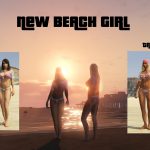 New beach girl