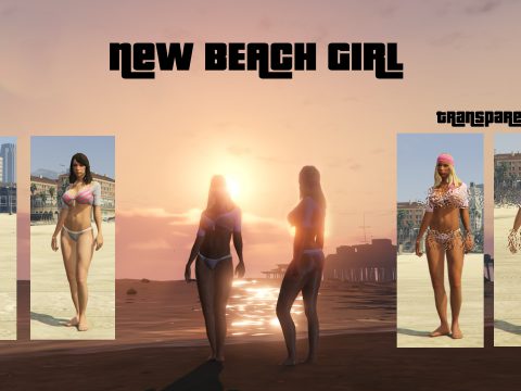New beach girl