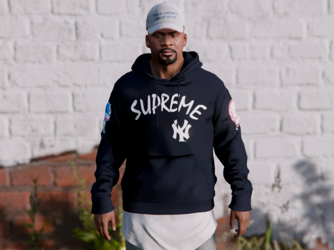 Supreme x NY Yankee's - Pullover hoodie 2.0