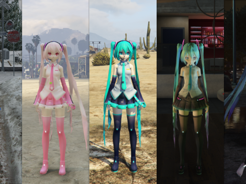 Tda style Hatsune Miku [Add-On Ped] 1.0