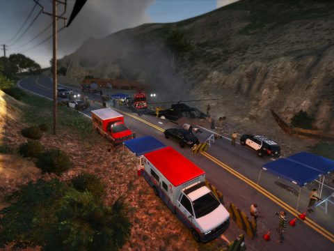 VIP Helicopter Crash Scene [Menyoo] Final