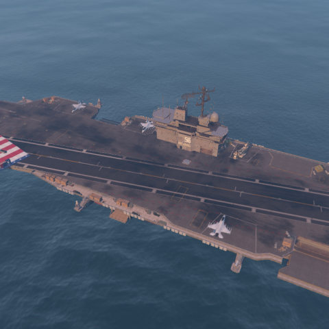 Aircraft Carrier Clear [FiveM / SP] V1.1 – GTA 5 mod