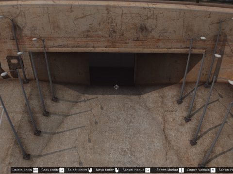 Car garage in the bridge 1.0