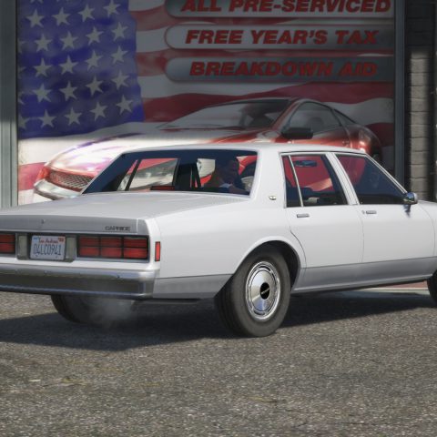 1990 Chevrolet Caprice Civilian Sedan [Replace] 1.0 – GTA 5 mod