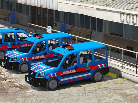 Doblo Multi Jet 2008 Turkish Gendarmerie [ELS] v1
