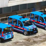 Doblo Multi Jet 2008 Turkish Gendarmerie [ELS] v1