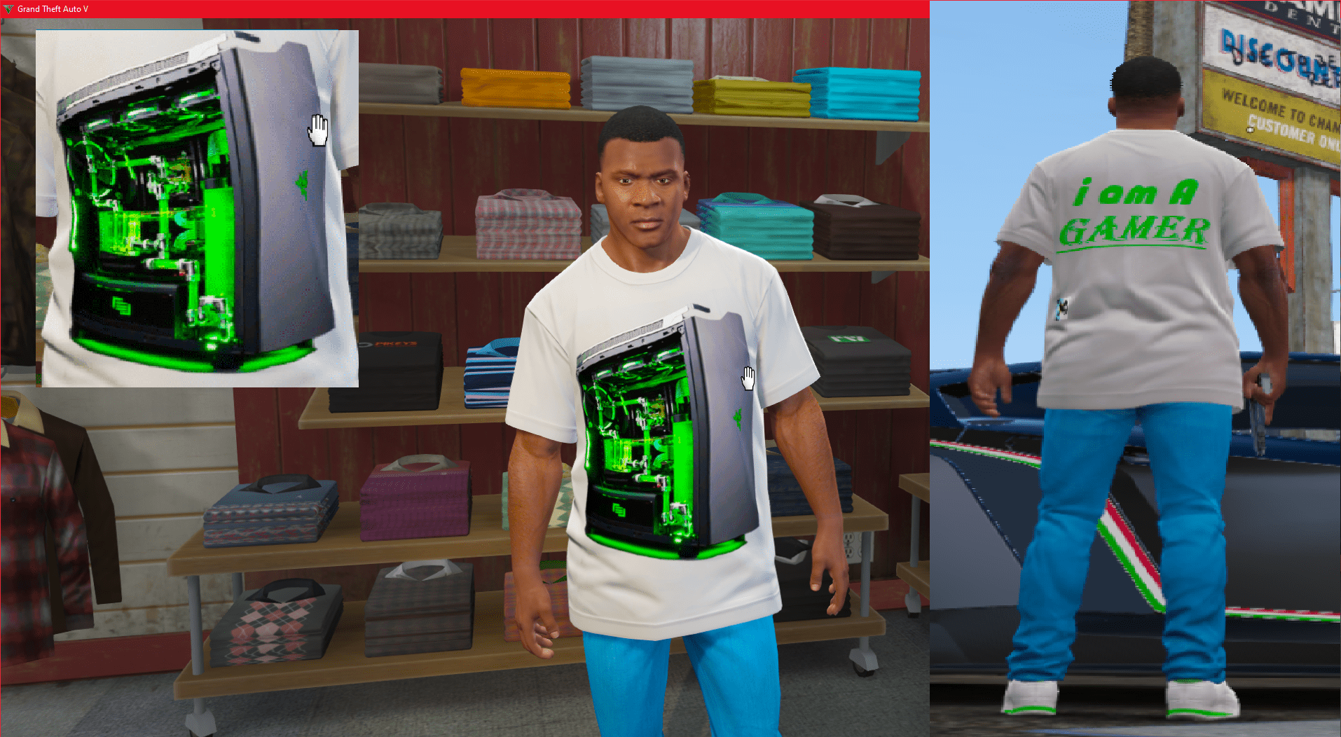 FRANKLIN GAMER SHIRT 1.0