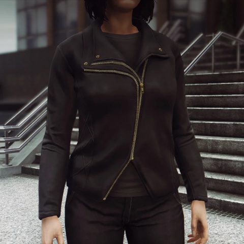 [MP Female] Furless Leather Jacket 1.0 – GTA 5 mod