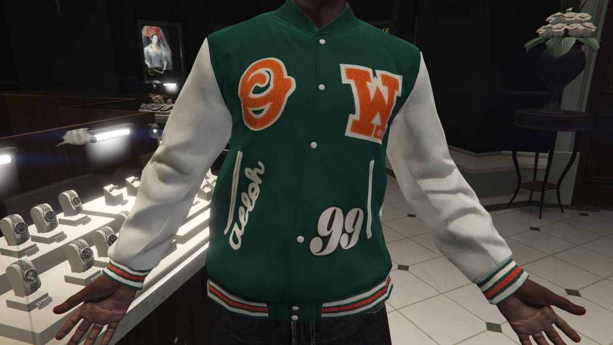 MP Off-White Patches Varsity Jacket 1.0.
