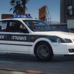 Mazda 323 (lantis) 1999 | An old Israeli police car | [ ELS - Add-on ] +Template 0.1