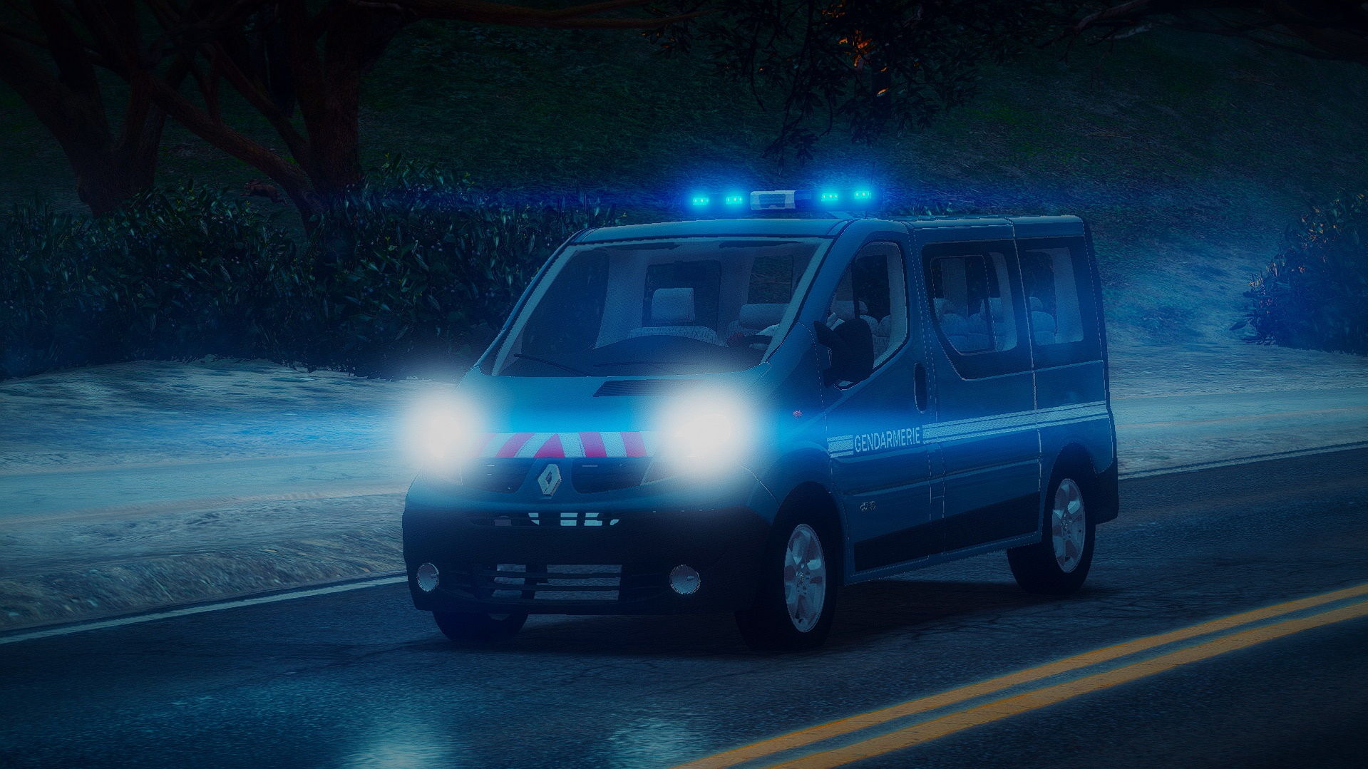 Renault Trafic 2013 Gendarmerie [ELS] | [REFLECTIF] 1